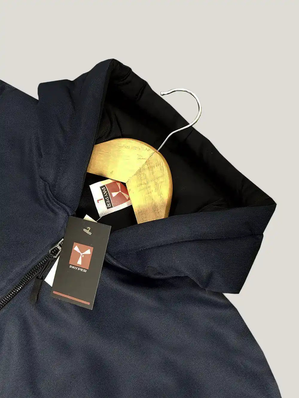 Payper Zipper Winter Jacket For Men-Dark Navy With Charcoal-PH07