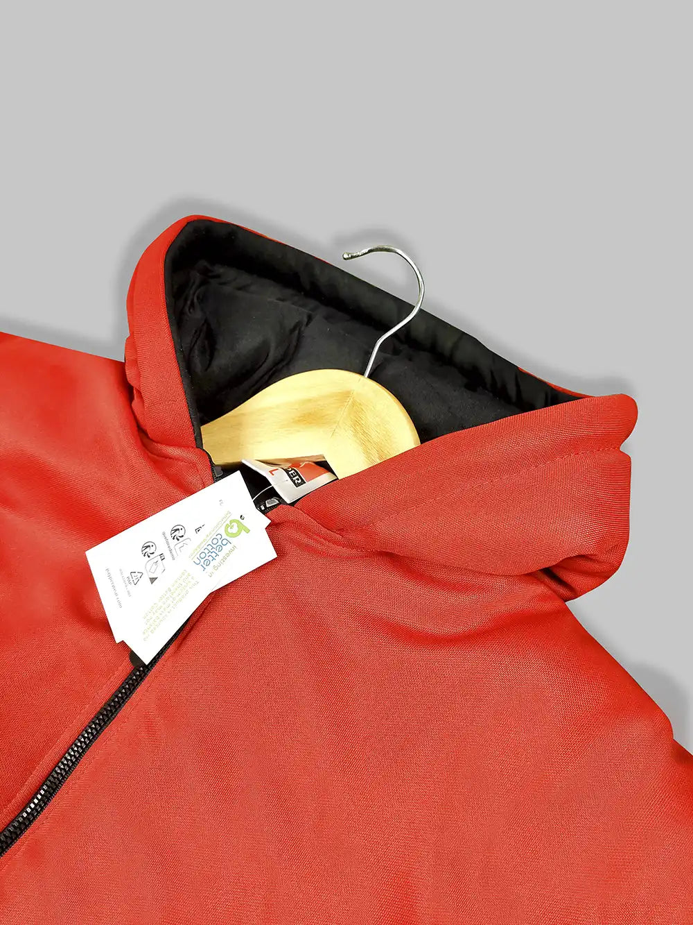 Payper Zipper Winter Jacket For Men-Red & Navy-PH04