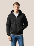 Payper Zipper Winter Jacket For Men-Black-PH01