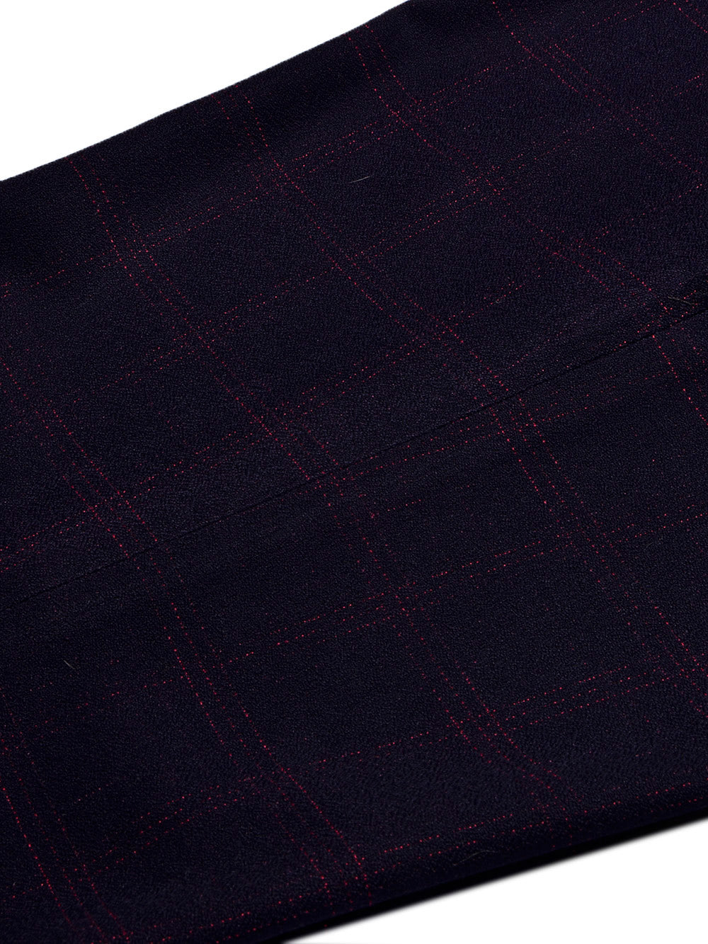 Louis Vicaci Slim Fit Dress Denim Pent For Men-Dark Blue with Check-BE790/BR13037