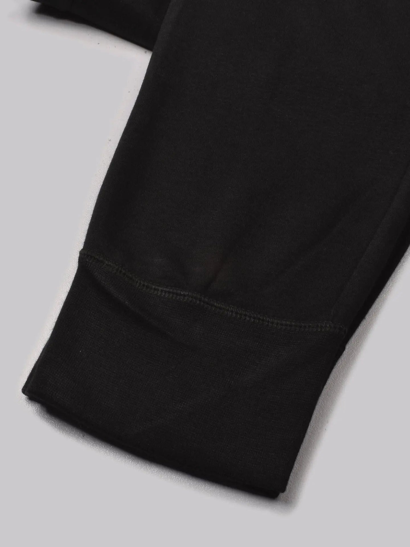 NK Fleece Slim Fit Without Pockets Jogger Trouser For Ladies-Black-SP542/RT2149