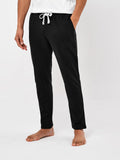 Slazenger Straight Fit Fleece Trouser For Men-Black-SP201/RT2110