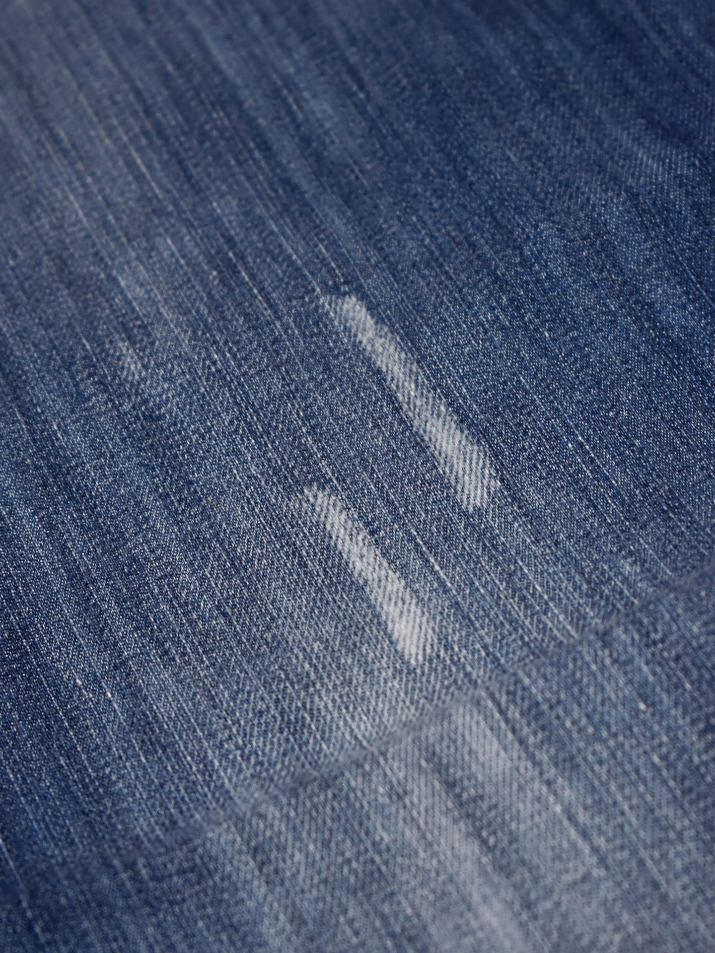 F&F Skinny Fit Non Stretch Denim For Ladies-Blue Faded-BR153