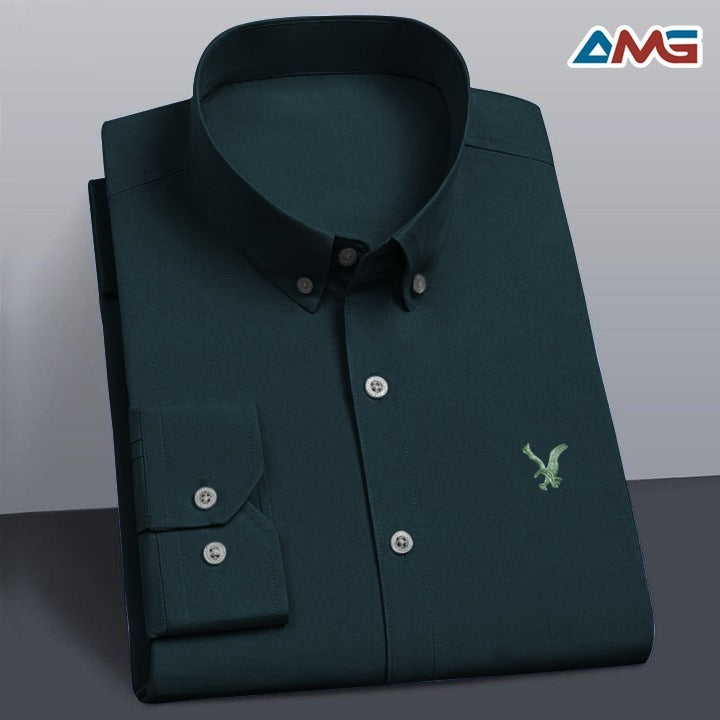 AMG Premium Falcon Shirt Men-Slate Green JPO1047