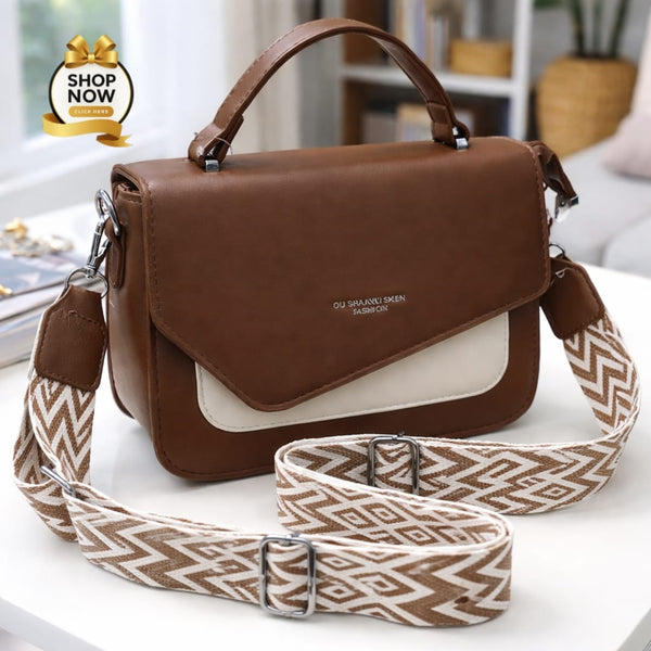🎀 Imported Cross Body Bag for Girls 🎀 - Dark Brown - JPO1114