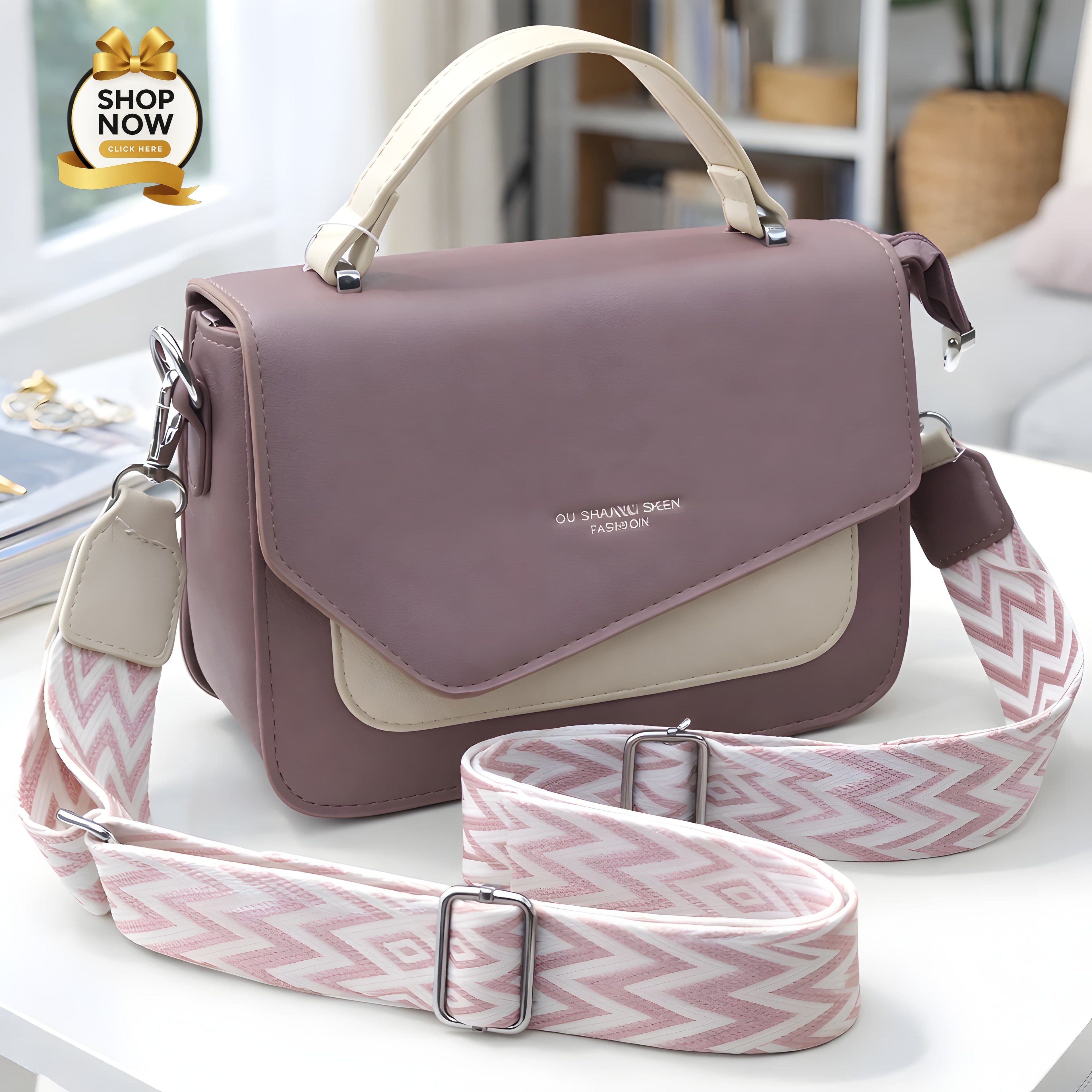🎀 Imported Cross Body Bag for Girls 🎀 - Purple - JPO1111
