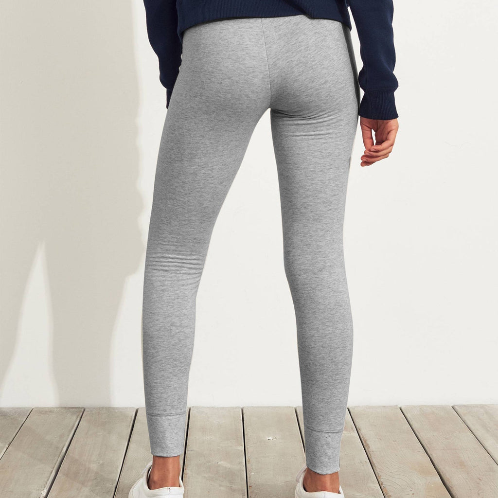 NK Terry Fleece Without Pockets Slim Fit Trouser For Ladies-BR172